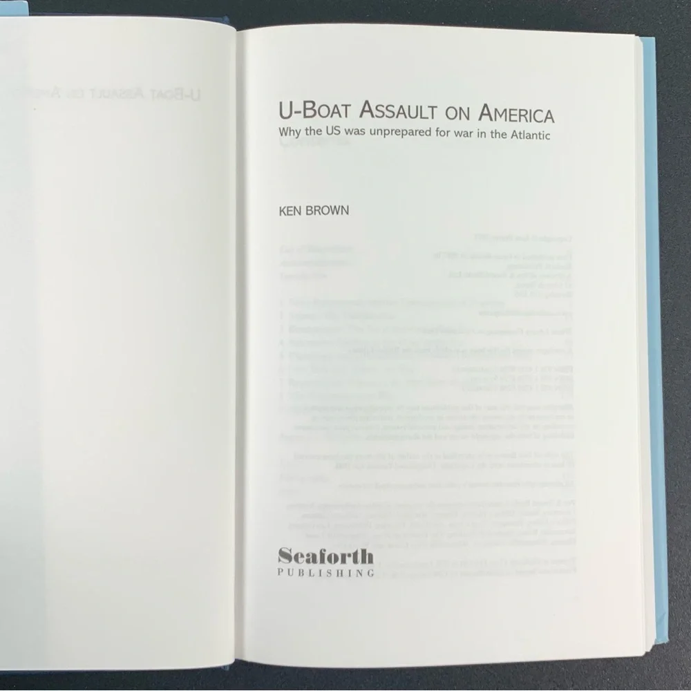 U-Boat Assault on America by Ken Brown. 2017.